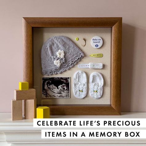 CELEBRATE LIFE'S PRECIOUS MOMENTS WITH A PERSONAL MEMORY BOX Whether you're looking to celebrate a birth, wedding or civil partnership, to reflect fondly on the life of a loved one, or simply display a collection of prized memorabilia. A Memory Box (also known as a Shadow Box) is a beautiful way to get precious keepsakes out of storage and on display in your home to bring a smile to your face every day. Commissioning a Memory Box is quite simple, but I understand that sending your keepsake... Water Cakes, Shadow Box Ideas, Creative Practice, Baby Memory Box, Green Artwork, Commissioned Artwork, Herbal Teas, Gift Voucher, Baby Memories