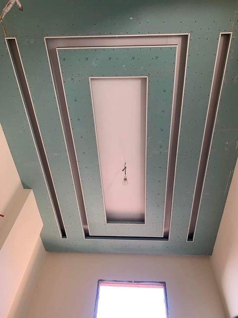 Room Paint Designs, Simple False Ceiling, Simple False Ceiling Design, Gypsum Ceiling Design, Double Doors Exterior, Down Ceiling, Down Ceiling Design, Big Bed, New Ceiling Design