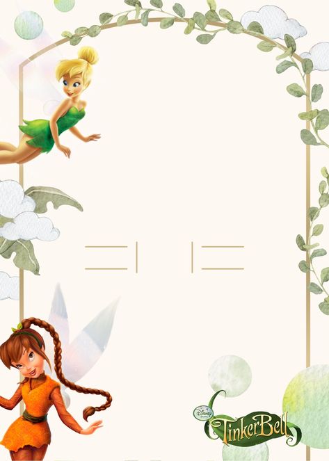 Nice  FREE Tinkerbell Fairy Garden Theme Invitation Templates Tinker Bell Birthday Theme, Fairy Garden Theme, Tinkerbell Invitations, Tinkerbell Party Theme, Birthday Tarpaulin Design, Forest Invitation, Birthday Party Invitations Free, Beach Party Invitations, Dance Party Invitations