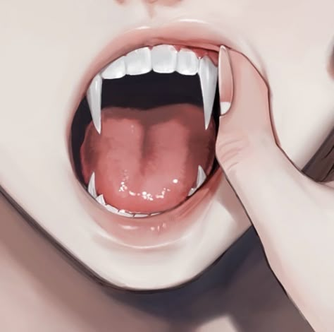 Anime Mouth Drawing, Teeth Aesthetic, Teeth Drawing, Vampire Drawings, Rainbow Six Siege Art, Mouth Drawing, Lips Drawing, One Piece Drawing, A Beast