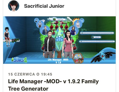 Sims 4 Life Manager Mod, Sims 4 Family Tree Mod, Sims 4 Life Tragedies, Sims 4 Family, Sims Houses, Parenting Girls, Sims 4 Gameplay, Sims House, Sims Mods