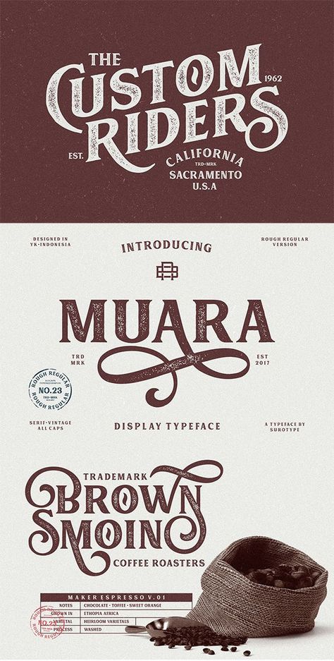 Typographie Logo, Inspiration Typographie, Business Fonts, Brush Script Fonts, Logos Ideas, Font Graphic, Font Inspiration, Graphic Design Fonts, Vintage Logo Design