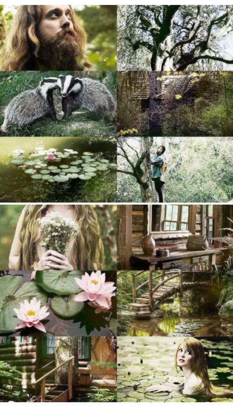 riverbornspirit: Tolkien’s Legendarium: Tom Bombadil & Goldberry Tom’s country ends here: he will not pass the borders. Tom has his house to mind, and Goldberry is waiting!   -   By Windhowl tumblr.com Faerie Aesthetic, Pale Horse, Tauriel, Greek And Roman Mythology, Magic Aesthetic, Roman Mythology, Beltane, Princess Aesthetic, Mythological Creatures