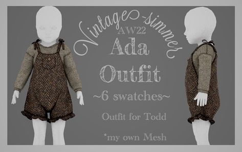 ˗ˏˋAda Outfit ˎˊ˗ Public realase: January 1 | Patreon Pjs Cc Sims 4, Sims 4 Cc Puffer Jacket, Creating Aesthetic, Sims Medieval, Clothes Cc, Sims 4 Patreon, Sims Baby, Sims 4 Challenges, Sims 4 Cas Mods