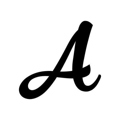 Letter A Font Design, The Letter A Aesthetic, A Fonts Design, Letra A Aesthetic, A Design Letter, A Font Letter Design, A Letter Design, Free Stencils Printables, S Letter Images