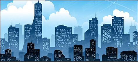 Wallpaper Buildings, Superhero Printables, Superhero Background, Building Silhouette, City Backdrop, Background Photo Studio, Skyline Silhouette, City Vector, Creation Art