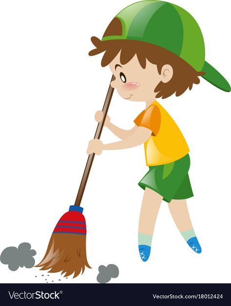 Broom Illustration, Sweeping The Floor, Sweeping Broom, Sweep The Floor, Brooms, Cute Chibi, The Floor, Projects For Kids, Transparent Png