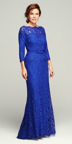 Beautiful blue mother-of-the-bride gown! Sukienki Maksi, Best Evening Dresses, Gaun Koktail, Afrikaanse Mode, Bride Groom Dress, Mob Dresses, فستان سهرة, Bride Gowns, Mothers Dresses