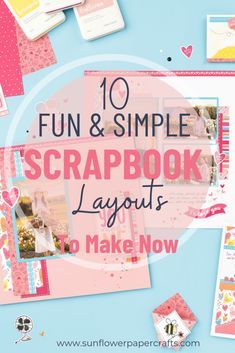 Scrapbook Beginner Ideas, Easy Scrapbook Page Layouts, Beginner Scrapbooking Layout, Scrapbook Page Maps, How To Scrapbook For Beginners Layout, Scrapbook With Photos Ideas, 6x8 Scrapbook Sketches, Scrap Booking Ideas Layouts Simple, 4 Picture Scrapbook Layout 12x12