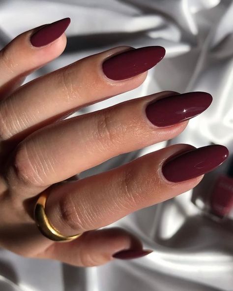 Wine Nails, Soft Nails, Red Nail, Nagel Inspo, Cat Kuku, Fall Nail, Classy Nails, Fire Nails, Funky Nails