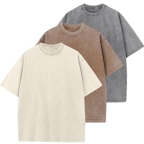 PRICES MAY VARY. Soft & Comfortable- Our heavy cotton t-shirt feels ultra-soft and comfortable against your skin. is designed to withstand repeated washings and wearings. It won't shrink, fade, or lose its shape over time. Vintage Style- Our classic vintage faded color oversized cotton men's t-shirt will make you stand out from the crowd. It's a timeless piece that's perfect for any occasion.Three different colors of men casual shirt to solve your dressing problems. Occasions- Wear our Daily Top Oversized Shirt Men, Shirts Streetwear, Crewneck Vintage, Mens Cotton T Shirts, Tees For Women, T Shirt Oversized, Classic Fashion, Mens Activewear, Basic Tee