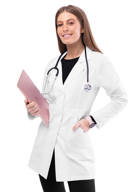 PRICES MAY VARY. FIT & STYLE: Classic Fit, Center Back Length 32" in Size M. POCKETS: 2 Front Pockets, Layered Patch Pocket & Bonus Interior Pocket. FEATURES: Front & Back Princess Seams, Double Stitched Seams & Kick Pleat. PROFESSIONAL: This Lab Coat is Perfect For Any Nurse, Doctor & More! MATERIAL: Sturdy Material is Ideal for any Medical Work Environment. About Us:  Adar has been in the Medical Uniforms industry since 1971. We have over 45 years of experience in providing top of the line Med Medical Gifts, Lab Coats, Nurse Doctor, Medical Uniforms, Surgical Hats, Fashion Mask, Fit Back, Kick Pleat, Whippet