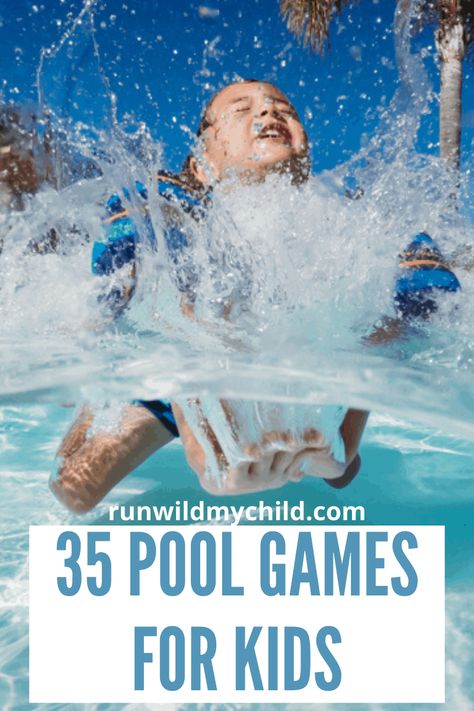 Pool Activities For Kids, Swimming Games For Kids, Swimming Lesson Games, Pool Games To Play, Pool Games For Kids, Fun Pool Games, Swimming Games, Bd Ideas, Swimming Pool Games