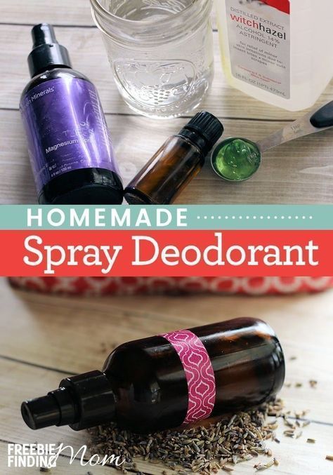 Are you tired of using deodorants that are loaded with harmful ingredients and chemicals? Switch to this easy to make DIY Spray Deodorant recipe. This non-toxic spray deodorant recipe uses magnesium oil, aloe vera gel, witch hazel, distilled water and ess Diy Spray Deodorant, Diy Deodorant Spray, Deodorant Recipe, Spray Deodorant, Deodorant Recipes, Magnesium Spray, Diy Deodorant, Homemade Deodorant, Magnesium Oil