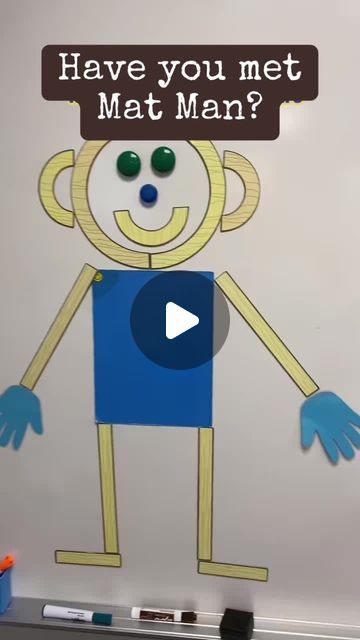 Preschool Vibes on Instagram: "Meet Mat Man, our friendly hero from Handwriting Without Tears® and the Get Set for School™ Pre-K program! Mat Man isn't just a fun character; he's a crucial teaching tool that introduces children to important pre-writing concepts such as size recognition, placement, and sequence skills. Before diving into writing, children must master these readiness skills, which Mat Man helps teach effectively. Additionally, he promotes body awareness, social skills, and sharing. In this video, we explore how Mat Man is used in our classroom to prepare children for writing, making learning an engaging and interactive experience. Join us to discover how you can start teaching your children to build their very own Mat Man and why he's so essential for developing early litera Mat Man Preschool, Mat Man Song, Writing Concepts, Preschool Vibes, Mat Man, Handwriting Without Tears, Literacy And Numeracy, Interactive Experience, Body Awareness