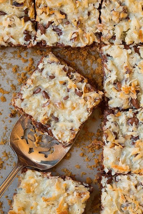 6 Layer Cookie Bar, Hello Dollies, Magic Cookie Bars, Magic Bars, Cookies Brownies, 7 Layer, Cookie Bar Recipes, Cooking Classy, Cobbler Recipes