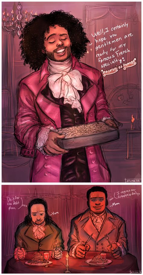 Hamilton Drawings, Hamilton Comics, Hamilton Wallpaper, Musicals Funny, Hamilton Jokes, Hamilton Lin Manuel Miranda, Making Mac And Cheese, Hamilton Lin Manuel, Hamilton Fanart