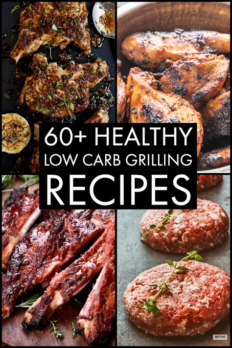 60+ Low Carb and Keto Grilling Recipes perfect for summer dinners, cookouts, and parties! The best quick and easy ketogenic BBQ recipes to help you stick to your healthy eating plan! Plenty of variety with chicken, steak, shrimp, pork and sides! Don’t miss these fabulous keto grilling recipes! #keto #ketorecipes #grill #grilling #grilled Keto Grilled Recipes, Low Carb Grilled Recipes, Low Sodium Grilling Recipes, Keto Grilling Recipes, Low Carb Grilling Recipes, Keto Grill Recipes, Low Carb Grilling, Grill Recipes Healthy, Healthy Grill Recipes