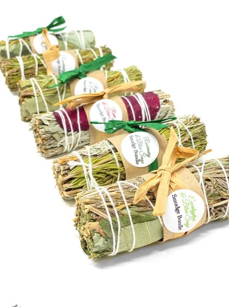 "🌿 Introducing our newest obsession:... - Kathy Shawn Segars | Facebook Smudge Bundles, Sage Wands, Sage Bundles, Yerba Santa, Sacred Plant, Lavender Sage, Wild Harvest, Earthy Scent, Lavender Roses