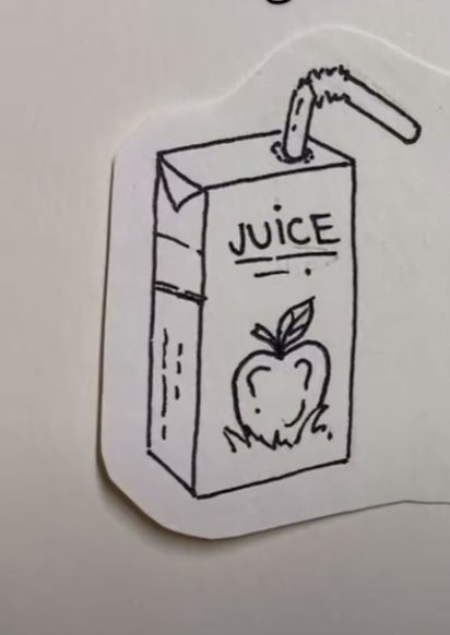 Apple Juice Box Tattoo, Juice Box Tattoo Simple, Juicebox Tattoo, Small Quirky Tattoos, Juice Box Tattoo, Box Tattoo, Cowboy Tattoo, Juice Tattoo, Cowboy Tattoos