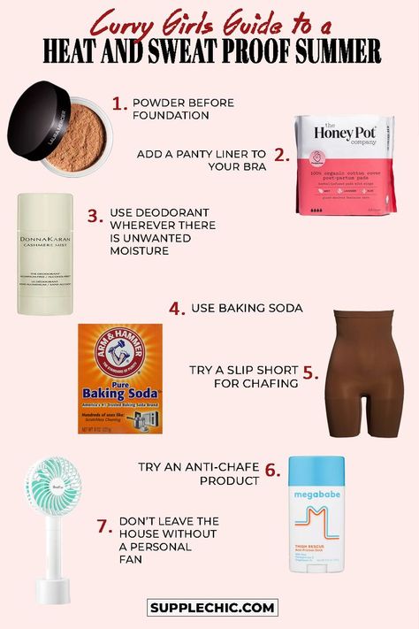 Beat the heat with these must-have tips and products to keep you feeling fresh and fabulous all summer! From breathable fabrics to sweat-proof makeup, I've got you covered. Say goodbye to makeup meltdowns and sticky situations – let's stay cool together! #SummerEssentials #StayCool #GirlTalk #Essentials #TipsforSummer Anti Sweat Tips, How To Not Sweat, How To Not Sweat So Much, How To Stop Sweating So Much, Sweat Makeup, Seasonal Makeup, Sweat Proof Makeup, Cashmere Mist, Stop Sweating