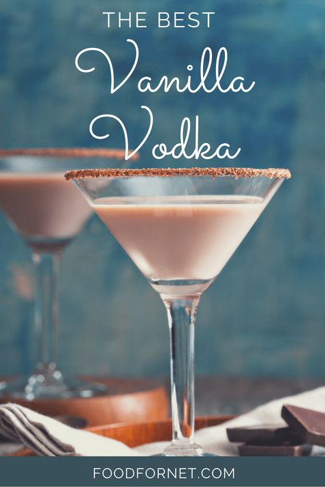 Drinks With Vanilla Vodka Cocktails, How To Make Vanilla Vodka, Martinis With Vanilla Vodka, Drinks Made With Vanilla Vodka, Vanilla Vodka And Sprite, Vanilla Vodka Recipes Cocktails, Vanilla Vodka Christmas Drinks, Vanilla Vodka Shots, Vanilla Vodka Cocktails Easy