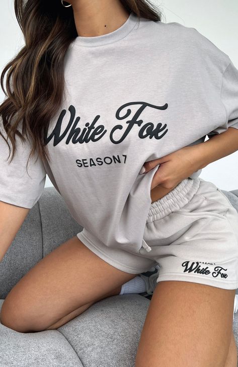 Season 7 Oversized Tee Overcast | White Fox Boutique US