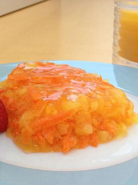 Carrot Gelatin Salad Recipe | Allrecipes Carrot Jello Salad, Pineapple Jello Salad, Salad With Carrots, Pineapple Jello, Recipes With Cool Whip, Jello Mold Recipes, Gelatin Salad, Jello Recipe, Celery Salad