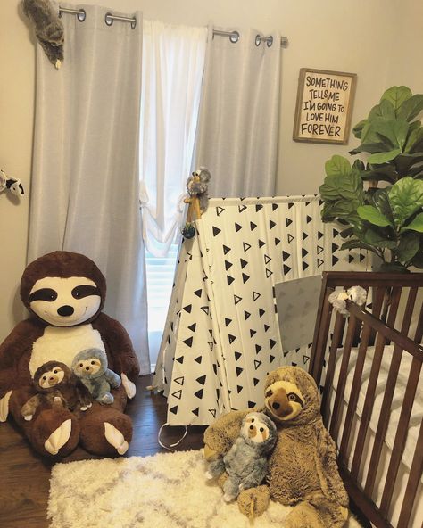 Sloth Nursery   Baby boy nursery Sloth Greenery nursery Nursery Sloth love Sloth Nursery Theme, Sloth Baby Nursery, Sloth Room, Dinosaur Toddler Room, Sloth Stuff, Greenery Nursery, Sloth Nursery, Nursery Baby Boy, Sloth Life