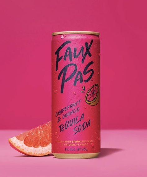 Betches To Launch ‘Faux Pas’ Ready To Drink Canned Cocktails Made For Millennials Drink Can Product Photography, Ready To Drink Cocktails, Product Photography Beverage, Drink Can Photography, Soda Can Photography, Can Photography Drink, Canned Drink Photography, Can Cocktails, Can Drink Design