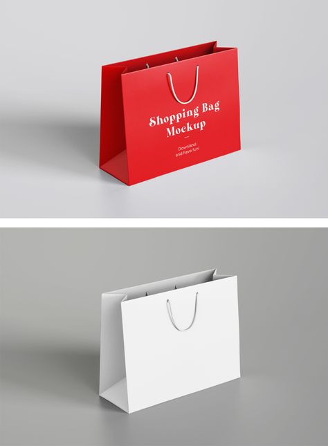 Shopping Bag Design Packaging, Mockup Graphic Design, Mockup Design Ideas, Brand Mockup, Mockup Ideas, Shopping Bag Mockup, Shoping Bag, Branded Shopping Bags, Graphic Design Freebies