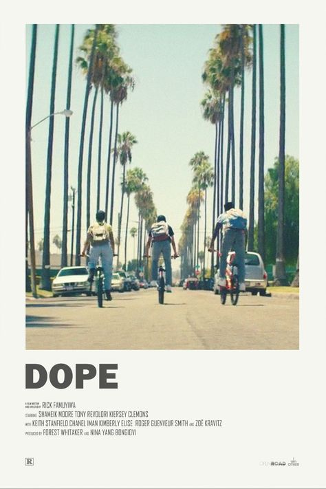 Dope (2015) Movie Poster Font, Dope Movie, Poster Club, Movie Wall, Iconic Movie Posters, Film Posters Minimalist, Power Trip, Film Poster Design, Film Posters Vintage