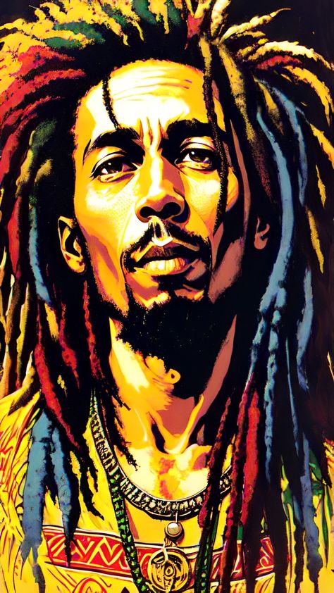 Rasta Colors Wallpapers, Bob Marley Wallpapers Hd Wallpaper, Michael Jordan Images, Bob Marley Artwork, Rastafari Art, African Portraits Art, Arte Bob Marley, Bob Marley Painting, Rasta Art