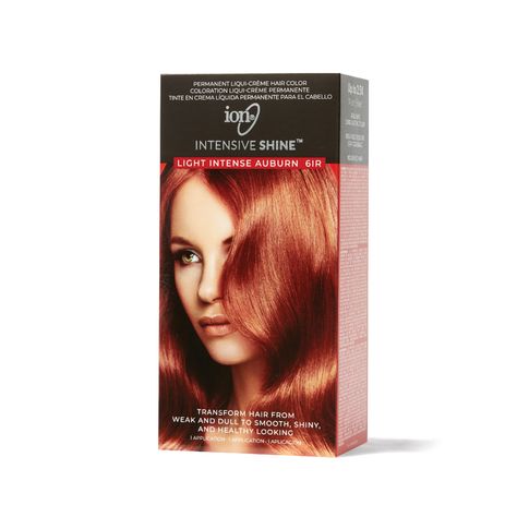 Ion Hair Colors, Auburn Hair Dye, Clairol Hair Color, Light Auburn Hair, Shine Hair, Light Auburn, Hair Color Formulas, Hair Color Auburn, Beautiful Hair Color