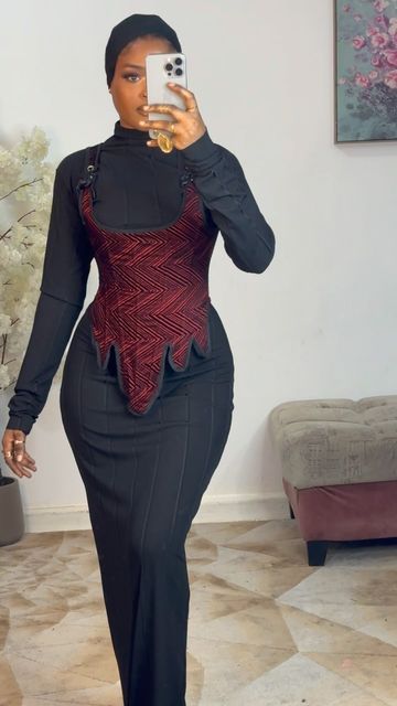 NL on Instagram: "Shop Now  KieSha Highneck Dress  Desire Corset Top  #nl #shopnl" Corset On Top Of Dress Outfit, Turtleneck With Corset, Corset On Top Of Dress, Corset Turtleneck, Corset Outfits, Ankara Styles, Dress Outfit, Corset Top, Instagram Shop