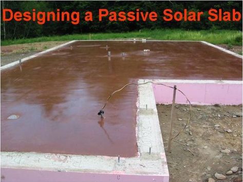 Plant Advice, Uses Of Solar Energy, Energy Facts, Passive Solar Homes, Solar Home, Building Foundation, Solar Energy Diy, Thermal Mass, Green Construction