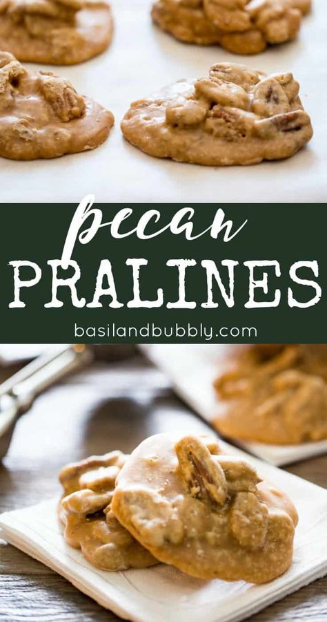 Pecan Praline Recipe Pin Image Pecan Praline Recipe, Pecan Pralines Recipe, Pralines Recipe, Praline Candy, Praline Recipe, Vegan Pecan, Pecan Praline, Pecan Pralines, Thanksgiving Food Desserts