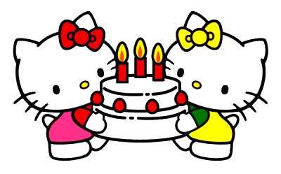 Hello Kitty and Mimi Birthday Hello Kitty Birthday Sticker, Mimi Kitty Sanrio, Mimi And Hello Kitty, Hello Kitty Mimi, Hello Kitty And Mimi, Kitty And Mimi, Hello Kitty Birthday Card, Birthday Hello Kitty, Mimi Birthday