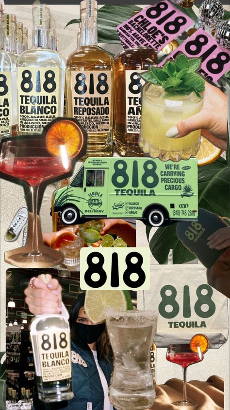 Tequila Aesthetic, 818 Tequila, Agave Azul, Cocktail Bar, Aesthetic Collage, Tequila, Mood Board, Charms, Collage