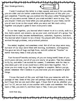 Your Last Day in Kindergarten (A Letter to my Students) - The Kindergarten Connection Teacher Speech For Kindergarten Graduation, Kindergarten Graduation Speech, Preschool Graduation Speech, Graduation Letters, Kindergarten Graduation Ceremony, Letter To Students, Graduation Speech, Memories Book, Kindergarten Letters