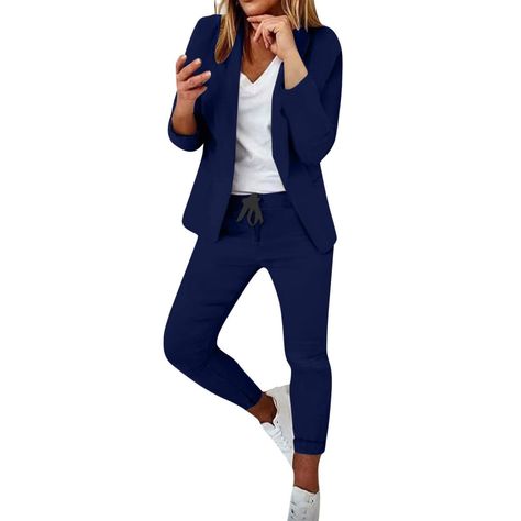 Business Casual Outfits Blazer, Casual Outfits Blazer, Professional Interview Outfits Women, Tomboy Suit, Pants Suits For Women, Interview Outfit Professional, Outfits Blazer, Interview Outfits Women, Pant Suits For Women