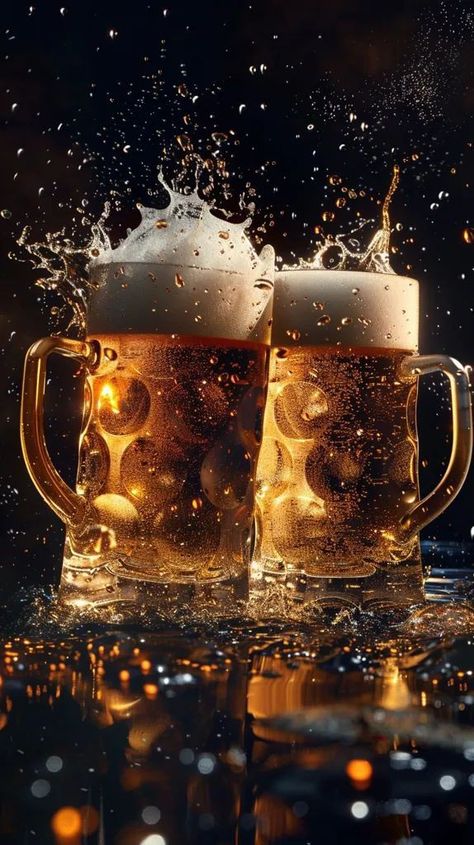 Bier Aesthetic, Drink Background, Beer Glass Design, Beer Aesthetic, Beer Wallpaper, Beer Background, Beer Brewing Recipes, Beer Images, Glass Of Beer