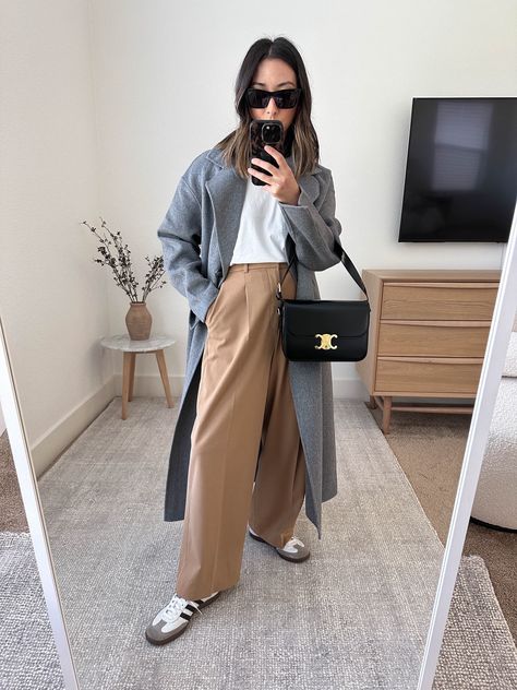 Wide-Fit Pleated Pants curated on LTK Uniqlo Wide Pleated Pants, Uniqlo Pleated Wide Pants, Wide Pleated Pants, Pleated Pants Outfit, Pleated Wide Pants, Wide Pants Outfit, Fall Sunglasses, Ysl Sunglasses, Uniqlo Pants