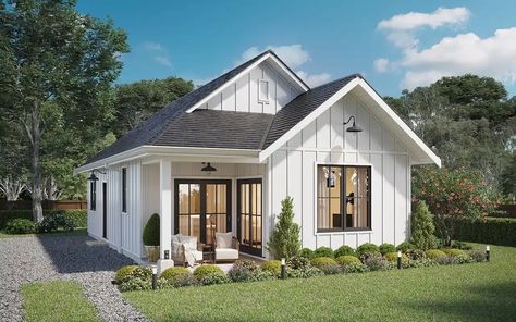 Modern-farmhouse House Plan - 2 Bedrooms, 2 Bath, 897 Sq Ft Plan 29-175 1000 Sq Ft House Plans With Loft, Tiny House 800 Sq Ft Home Plans, Less Than 1000 Sq Ft House Plans, One Story Small House Plans, 1000 Sq Ft House Plans 2 Bed 2 Bath, 800 Sq Ft House Plans, 1200 Sq Ft House Plans, Country Cottage House, 800 Sq Ft House