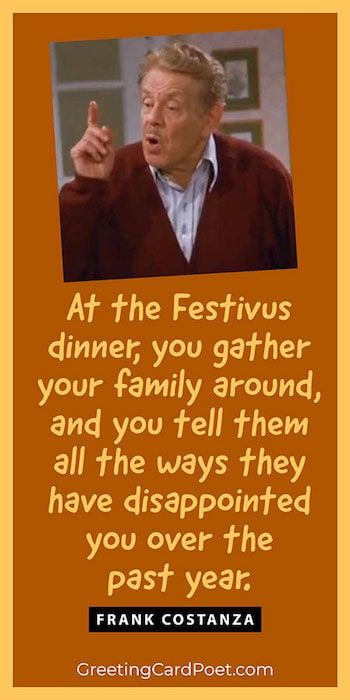 Festivus Quotes, Festivus Party, Seinfeld Festivus, Slap Game, National Celebration Days, Seinfeld Episodes, Happy Festivus, Eve Instagram, Festivus For The Rest Of Us