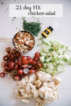 21 Day Fix Chicken Salad Recipe | Andrea LeBeau Blog | #lunch #21dayfix #recipe #healthy #weightloss