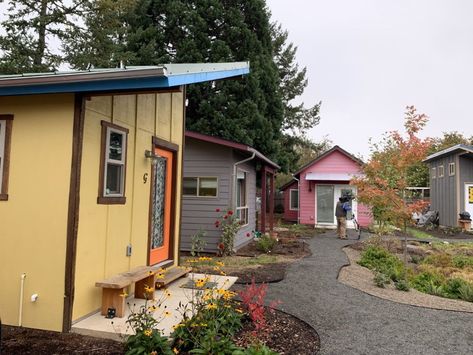 Homeless Housing Ideas, Tiny House Village Layout, Tiny Home Village Layout, Tiny House Community Layout, Tiny Home Villages, Business Llc, Homeless Shelter Design, Resort Landscape, Artistic Architecture