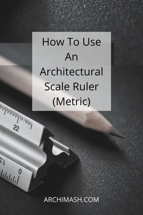 When you start architecture school you will hear people talk about scale and scale rulers. Most of the time they will assume you know what this is and won't tell you how to use an architectural scale ruler. You might spend weeks not knowing what a scale ruler is and even if you do, what the heck you’re supposed to do with it. The thing is, it’s one of the most critical drawing tools you’re going to use. READ THE FULL ARTICLE HERE | https://archimash.com/articles/use-an-architectural-scale-ruler Architecture Supplies, Architecture Scale, Arch Presentation, Technical Architecture, Scale Ruler, Drafting Drawing, Architectural Scale, Architecture School, Architecture Models