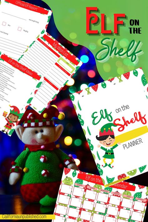 What if you never had to scrounge Pinterest for new Elf on the Shelf ideas? What if you didn’t have to try to come up with a reason why the elf didn’t move, again? With this free printable Elf on the Shelf planner, you don’t. Elf On The Shelf Planner, Printable Elf On The Shelf, Planner Lettering, The Elf On The Shelf, Elf Activities, Free Printable Letters, Family Board, Holiday Table Settings, Elf On The Shelf Ideas