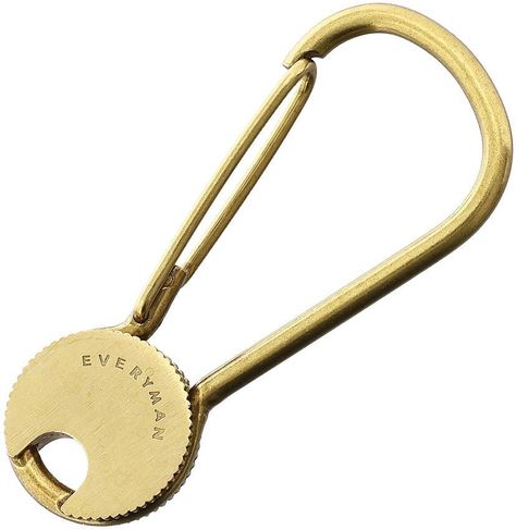 Item Description Cowan Carabiner Brass Our newest line of Cowan Carabiners are designed to last, and built to blend in with your current key setup. With its unique key chain locking system your keys will stay in place at the bottom of the carabiner where they belong. Works with standard key rings as well as our cable key rings. SPECIFICATIONS Stainless Steel Carabiner Brass Locking Wheel Length: 61mm / 2.4" SHIPPING: When your order ships, you will receive shipping confirmation update on eBay wi Unique Carabiner, Key Carabiner, Unique Key, Chain Lock, Key Organizer, Key Clip, Personalized Accessories, Key Fob, Business Ideas